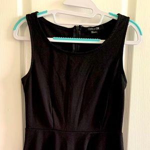 Forever 21 black mini cinched dress size S/P